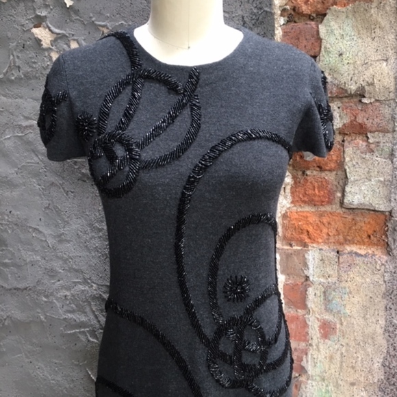 TORY BURCH Wool Sequin Dress - Picture 2 of 7